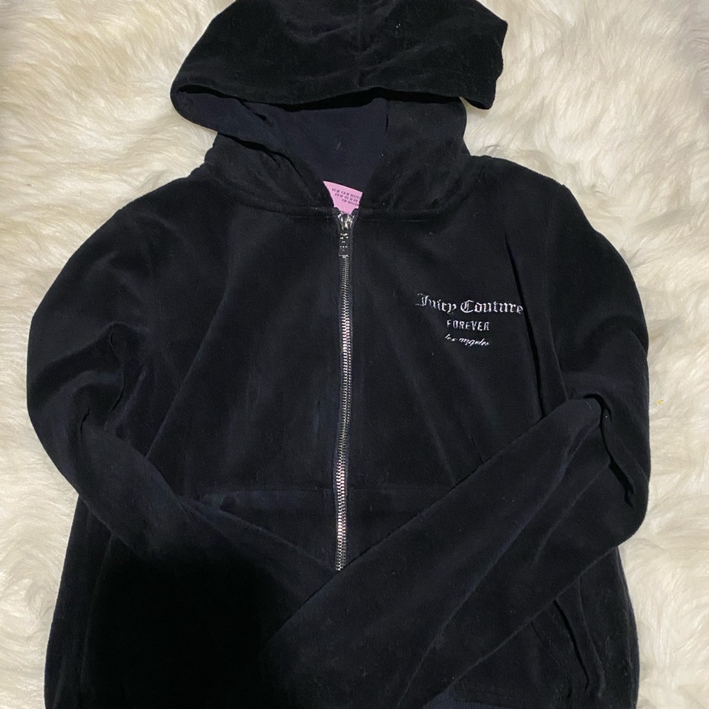 Juicy Couture Black Zip-Up Jacket